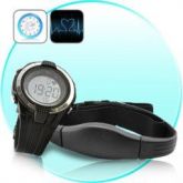 Heart Rate Monitor de Exercício Assista com cinta peitoral