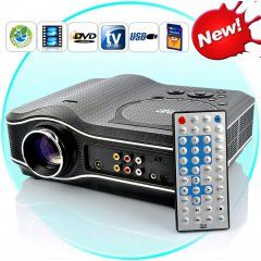 Multimedia Projector LED com Built-in DVD Player