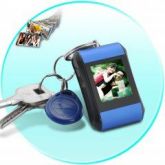 1,5 polegadas Keychain Digital Photo Frame (azul)